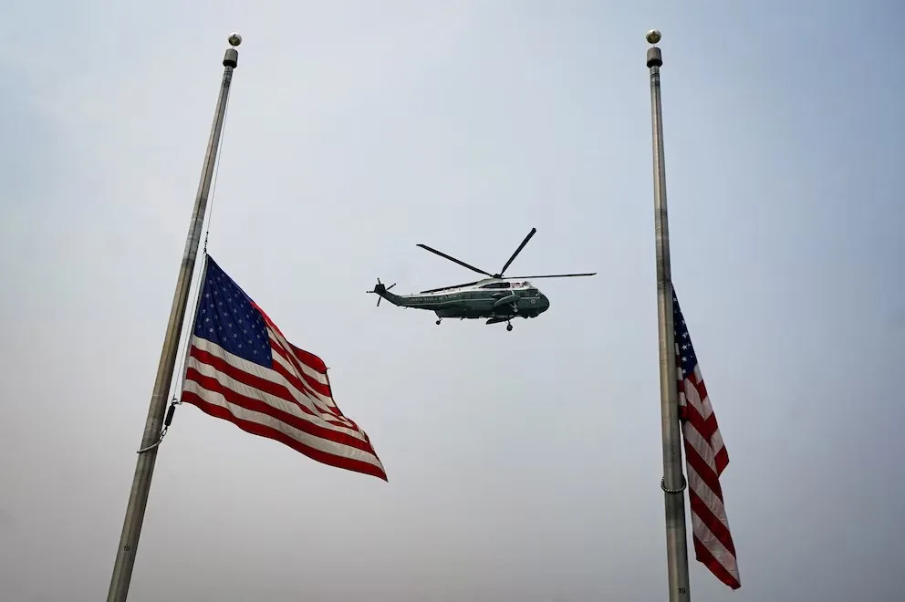 Falla de comunicación puso al Marine One y un avión comercial en una situación de riesgo en Washington