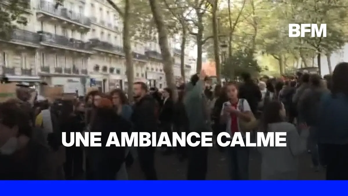 Manifestations du 17 octobre: malgré plusieurs faits de violence, le cortège se déplace dans le calme à Paris
