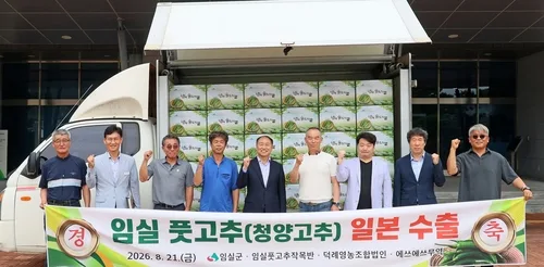 임실의 매운맛 제대로 보여줄게…매주 2t가량 일본 수출