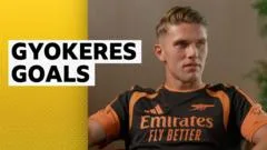 Gyokeres proud of impact at Arsenal last season