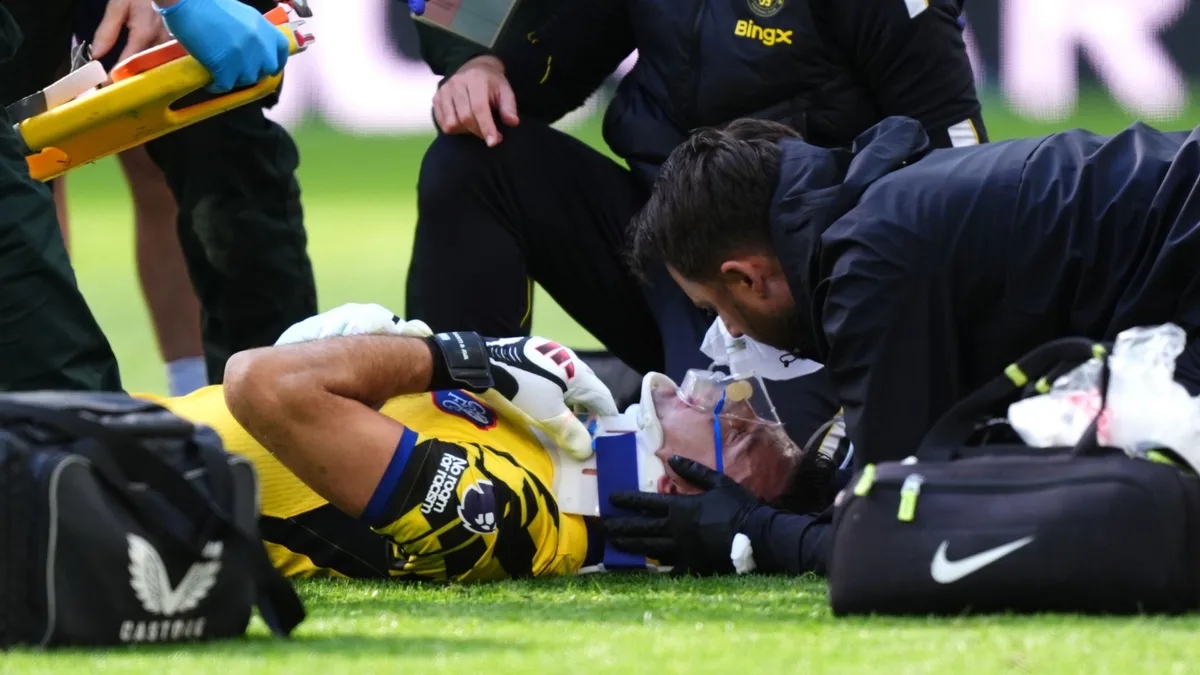 Chelsea star gives update from hospital bed after horror clash