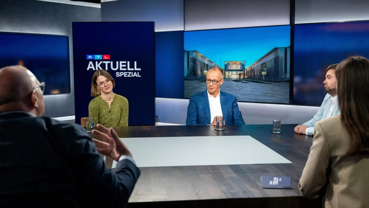 »Am Tisch mit Friedrich Merz«: Merz liefert sich TV-Schlagabtausch mit Bürgern