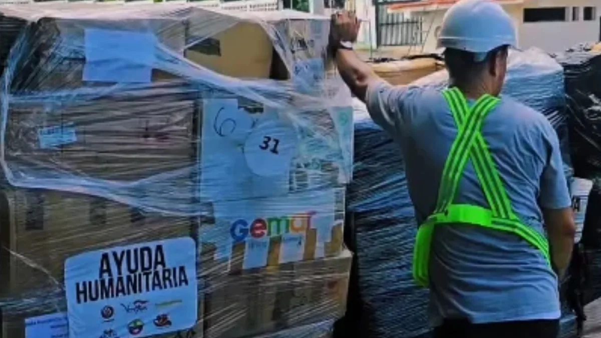 Llegan a Venezuela las primeras 40 toneladas de ayuda humanitaria enviadas por Portugal #21Sep