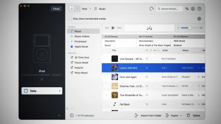 Retro-Sounds: iMazing 3.6 beschickt und liest iPod classic