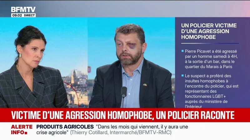“Je vais te tuer”: Pierre Picavet, représentant des fonctionnaires LGBT+ auprès du ministère de l’Intérieur, victime d’une agression homophobe à Paris