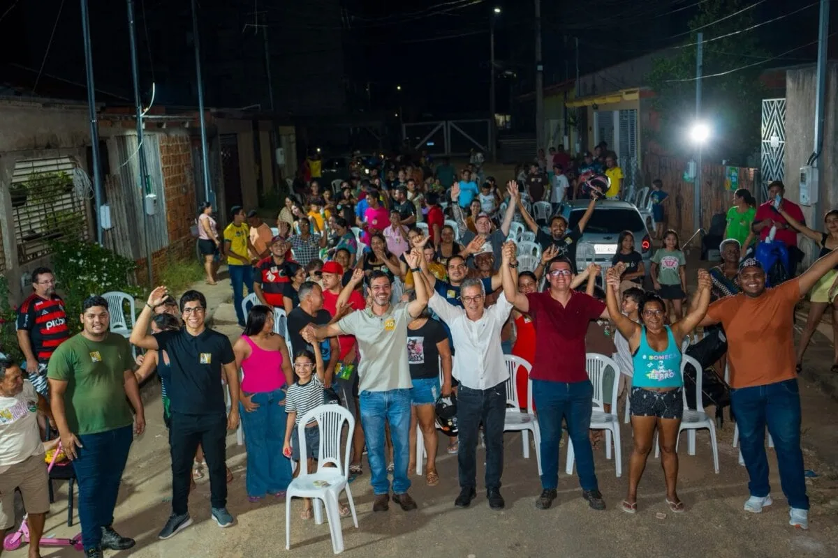 Em comício no Rui Lino III, Jorge e Thor destacam abandono dos bairros e defendem retomada de investimentos