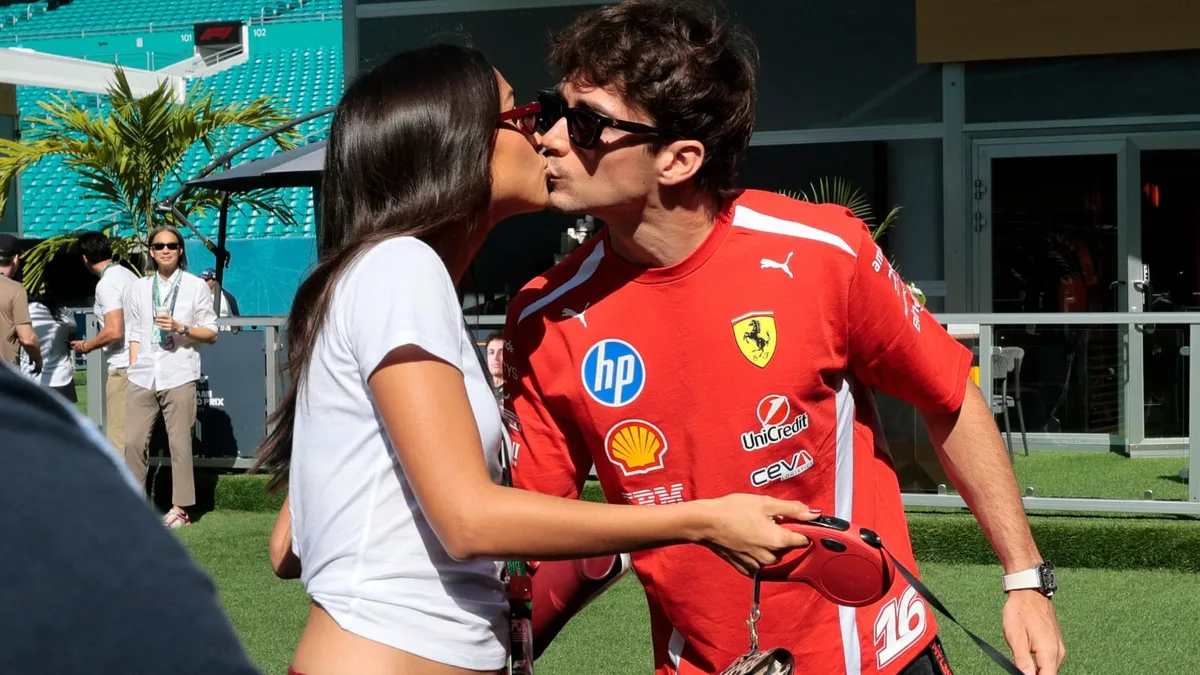 Alexandra Leclerc, la esposa mexicana del piloto Charles Leclerc, desata especulaciones sobre un posible embarazo