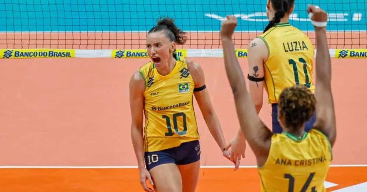 Brasil bate Argentina na final do Sul-Americano de vôlei feminino e garante vaga em Los Angeles-2028