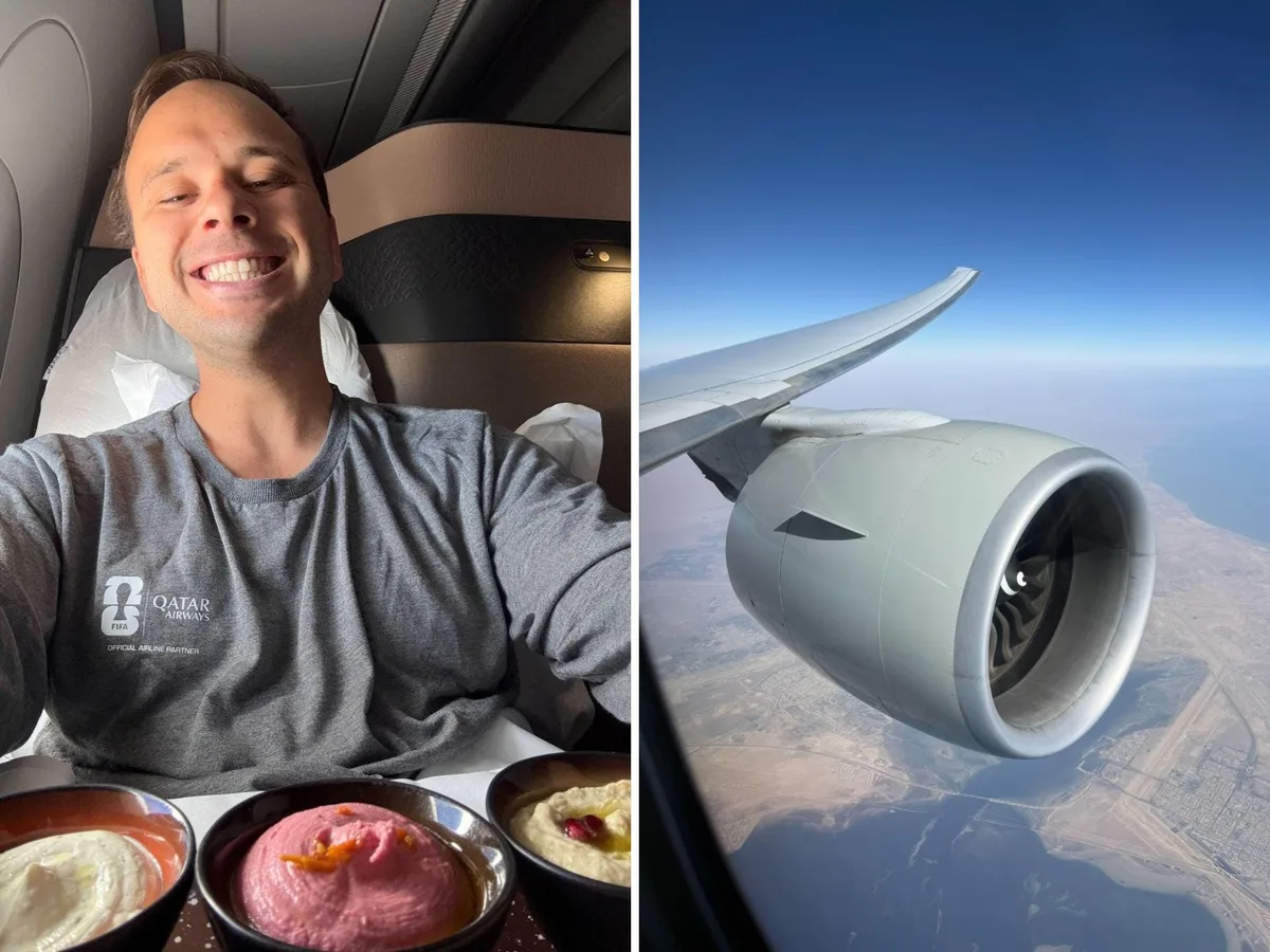I flew Qatar Airways' famous QSuite business class on its A350 and 777. Here's how the 2 jets compare, and which I prefer.