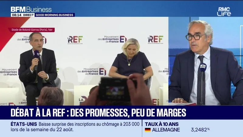 La tribune politique : Débat à la REF, des promesses... peu de marges - 28/08