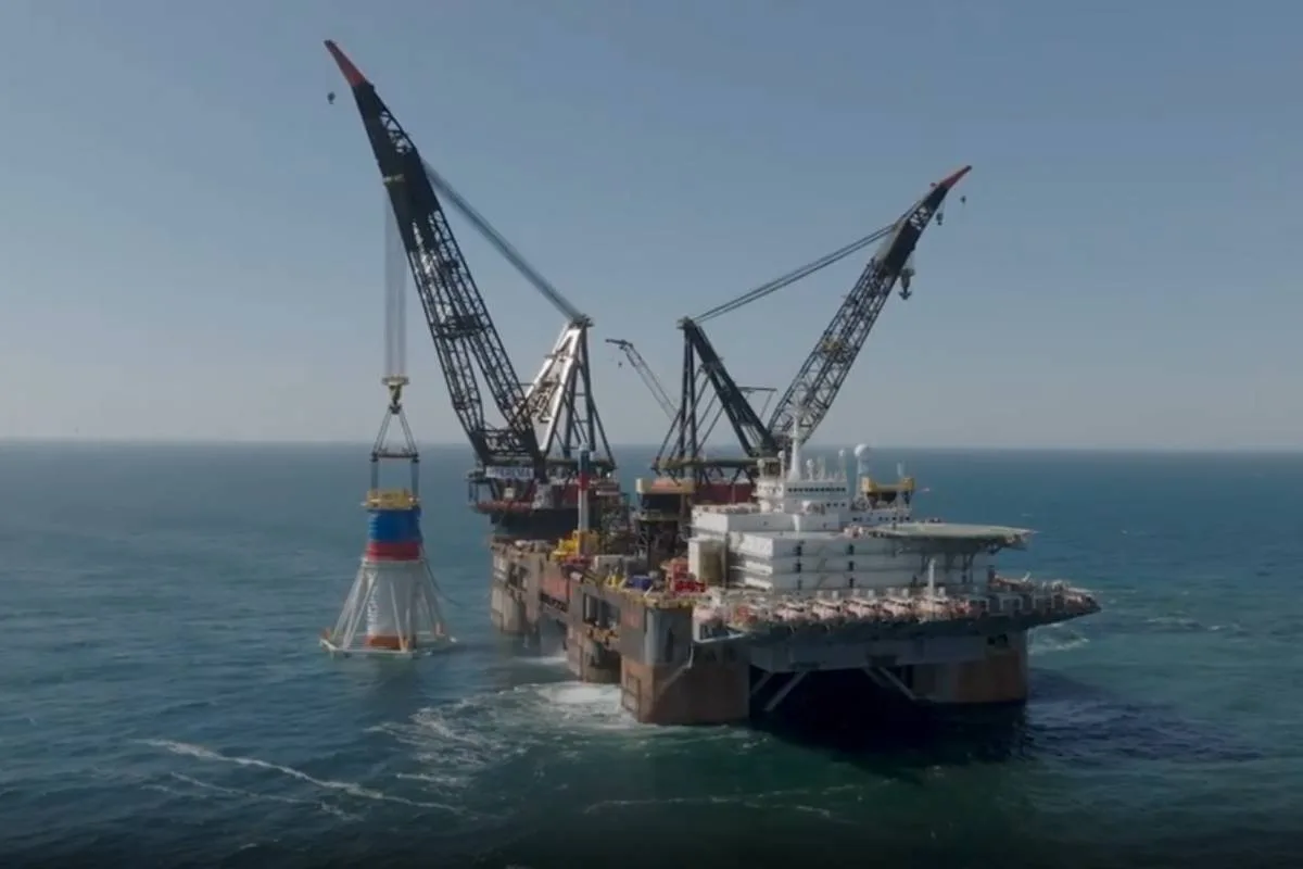 Alemanha inaugura parque eólico no mar para fornecer energia para 1,1 milhão de residências