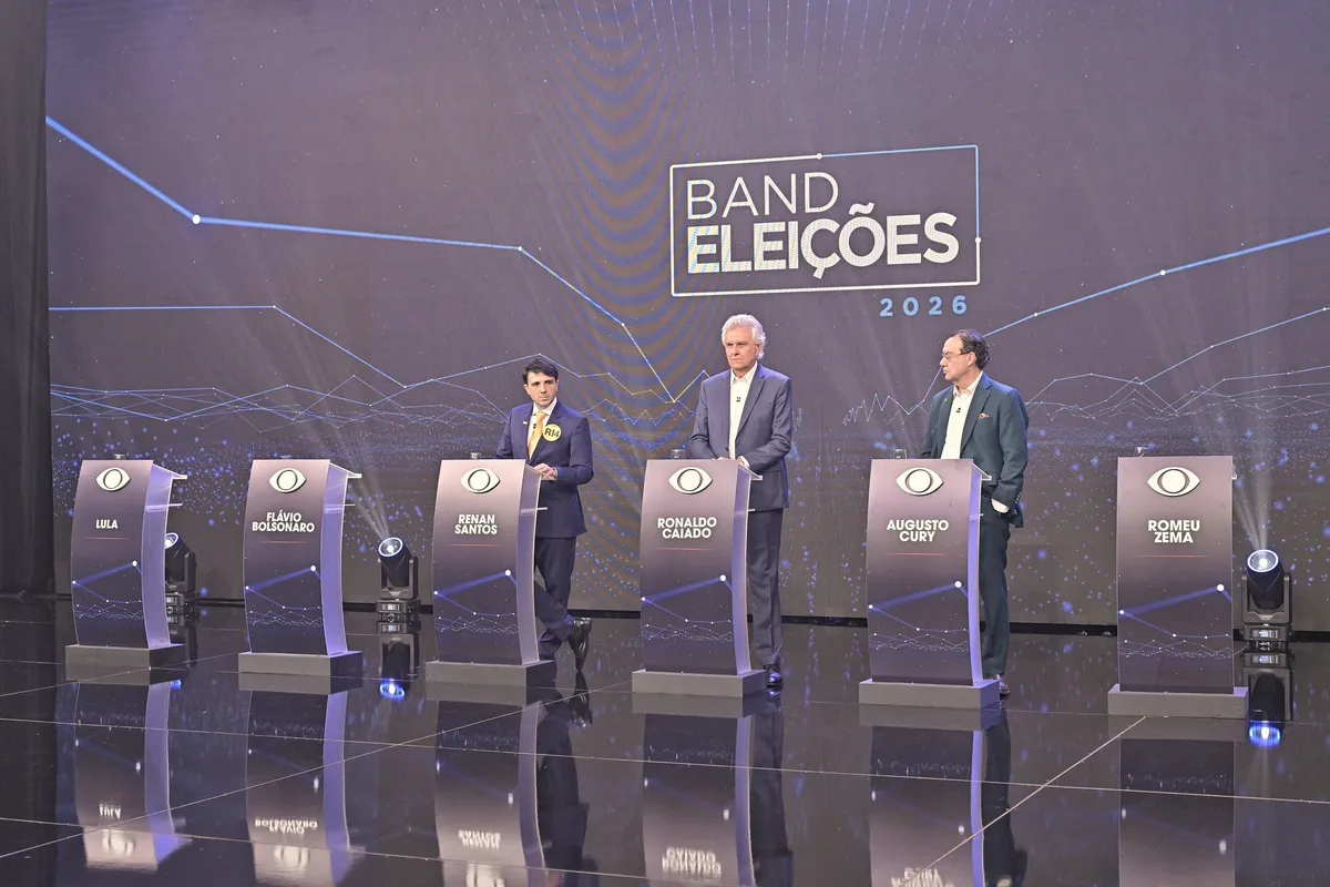 O candidato que ficou esquecido durante os três blocos do debate na Band