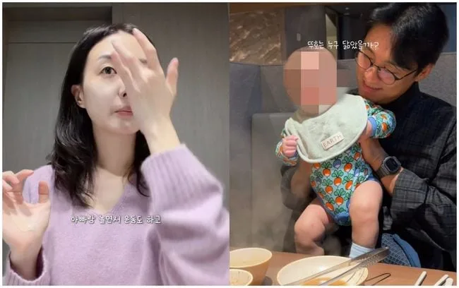 김소영♥오상진, 둘째 子 누구 닮았어?···現 MBC 아나운서 "소영 선배요"