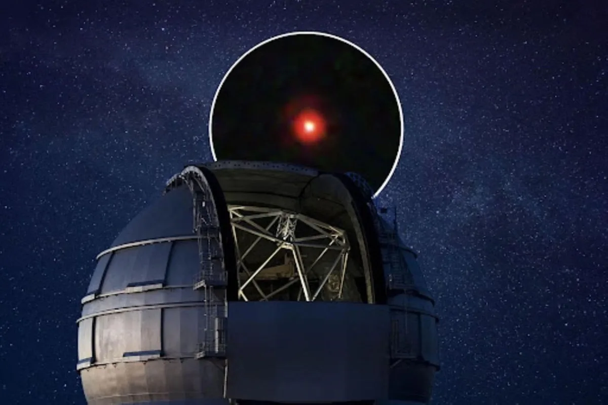 Cómo es la estrella que se comporta como un agujero negro y fue captada por el Telescopio James Webb