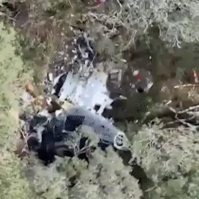 Aeronave de Campo Grande localiza destroços de helicóptero que matou Rick