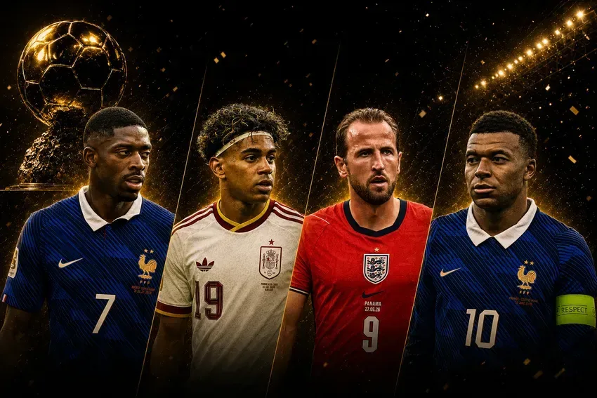 Os dez favoritos à Bola de Ouro de 2026