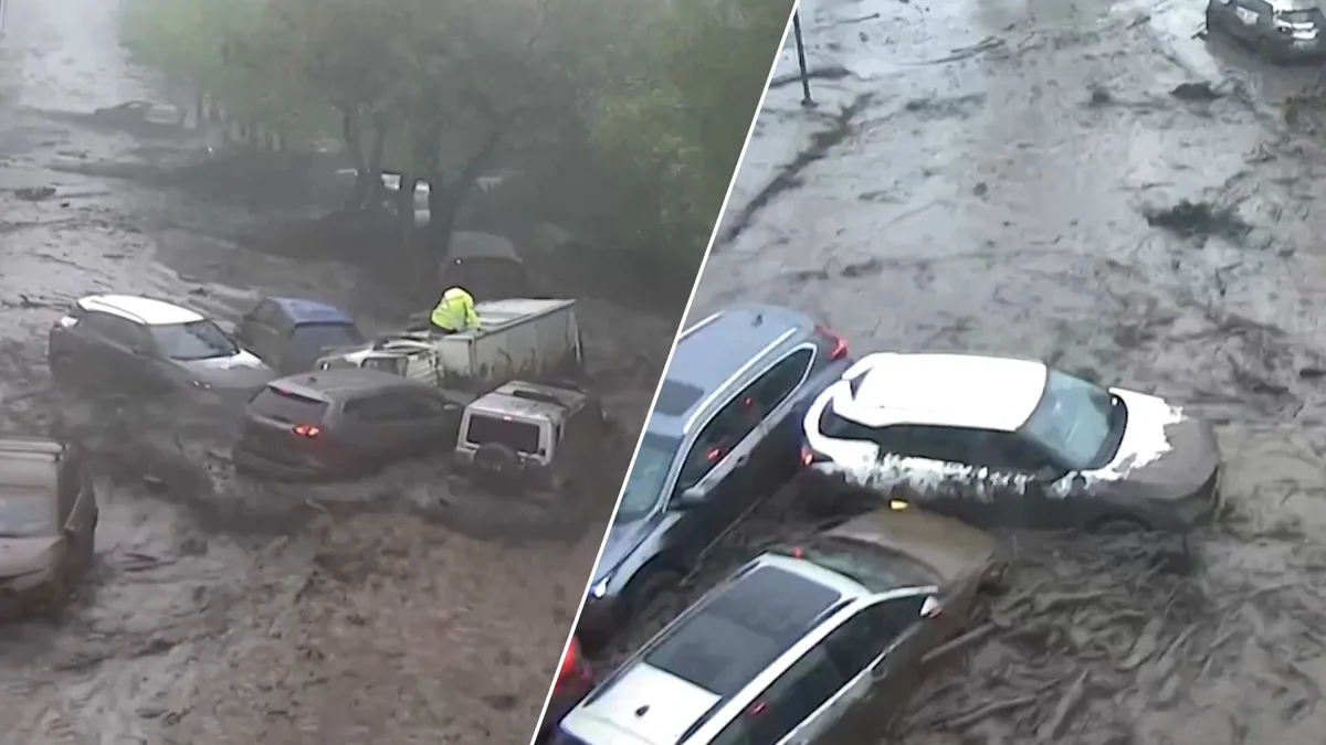 (VIDEOS) Aluvión en Chile: Ríos de lodo arrastran autos tras lluvias históricas en Santiago y Valparaíso