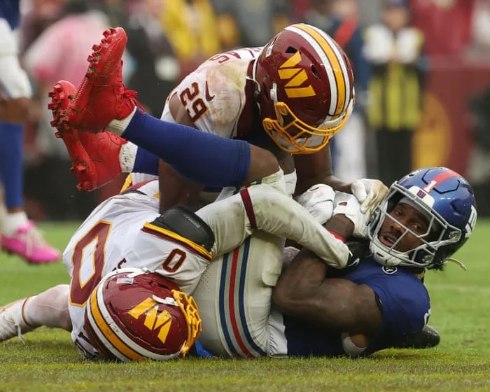 NFL roundup: Daniels’ overtime blunder costs Commanders as Giants salvage wild 27-27 tie