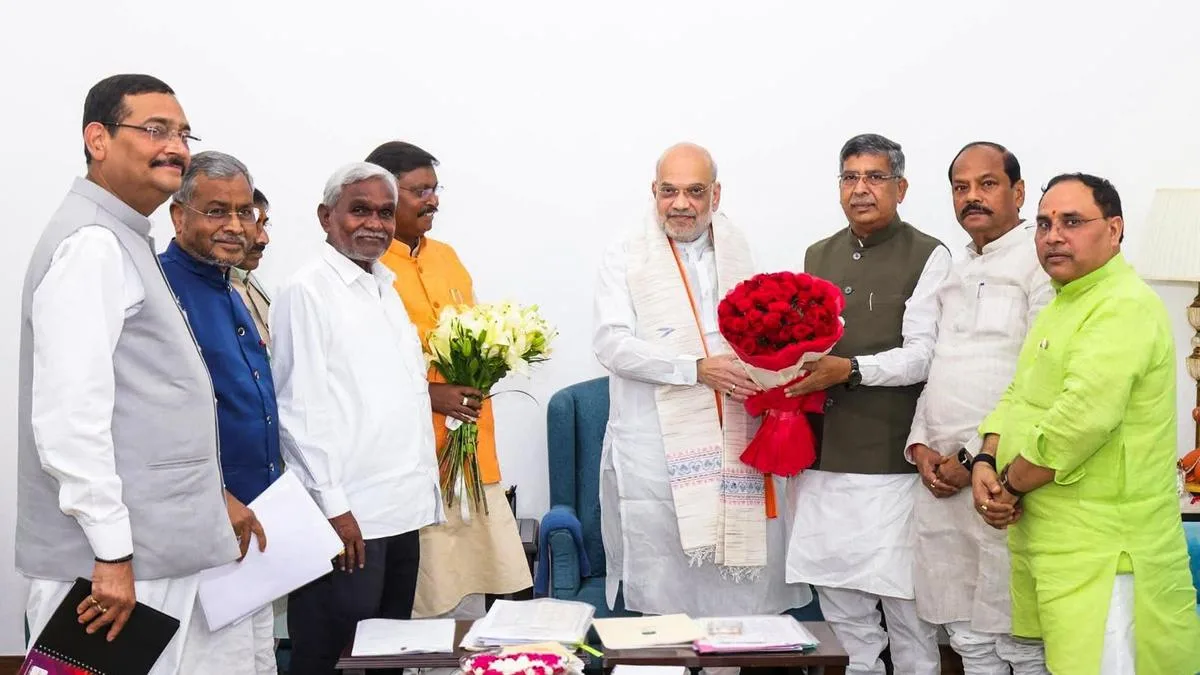 Jharkhand BJP leaders meet Amit Shah in New Delhi