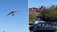Parapente cai no Rio de Janeiro e deixa piloto em estado grave