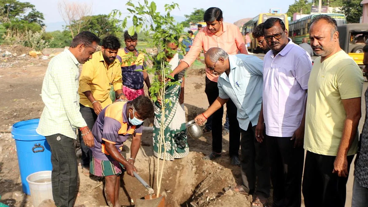 Saplings planted as part of cleanliness drive