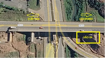 Contorno Norte de Curitiba terá operação especial na construção de novo viaduto; veja quando e onde