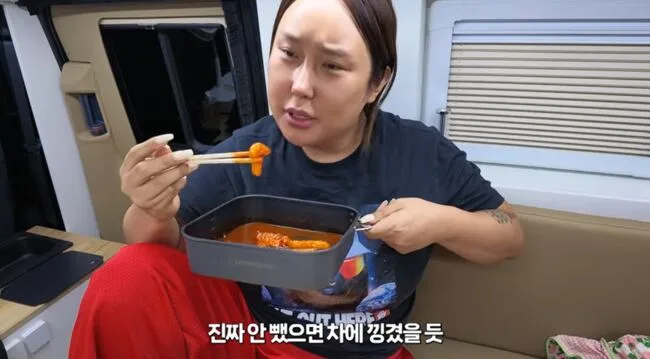 '-33kg' 풍자, 6개월 걸린 캠핑카 첫 후기 "살 안 뺐으면 낑겼을 듯"
