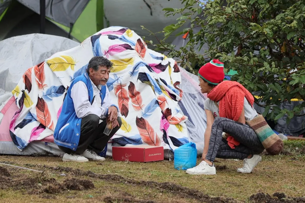 Fuertes lluvias en Pereira agravan la situación de damnificados por terremoto en Colombia
