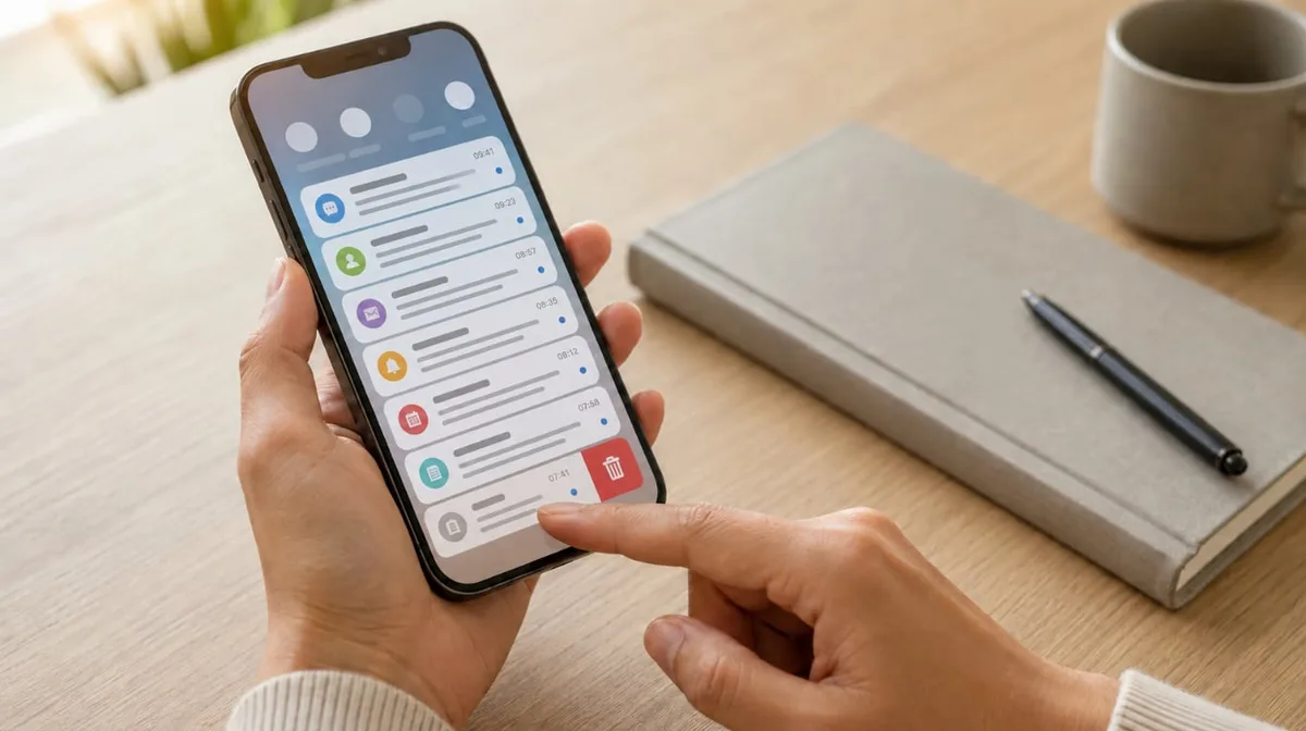 La psicología asegura que quienes borran todas las notificaciones del celular no sólo son ordenados