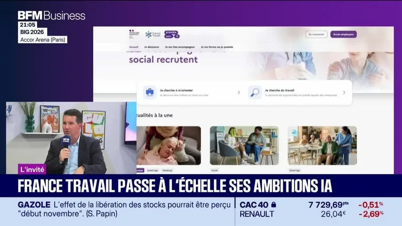 France Travail passe à l'échelle ses ambitions IA - 08/10