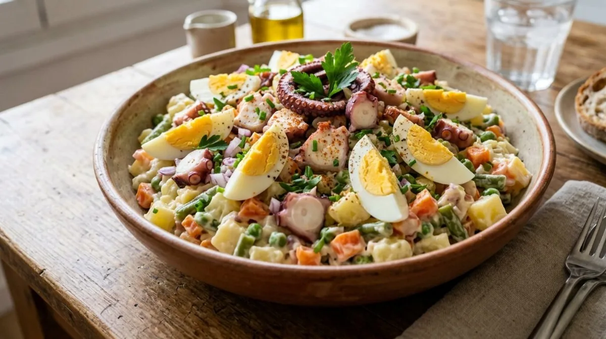 Ainara López, cocinera: “La mejor ensalada rusa no lleva atún, sino 250 g de pulpo cocido, 3 huevos y un poco de mayonesa”