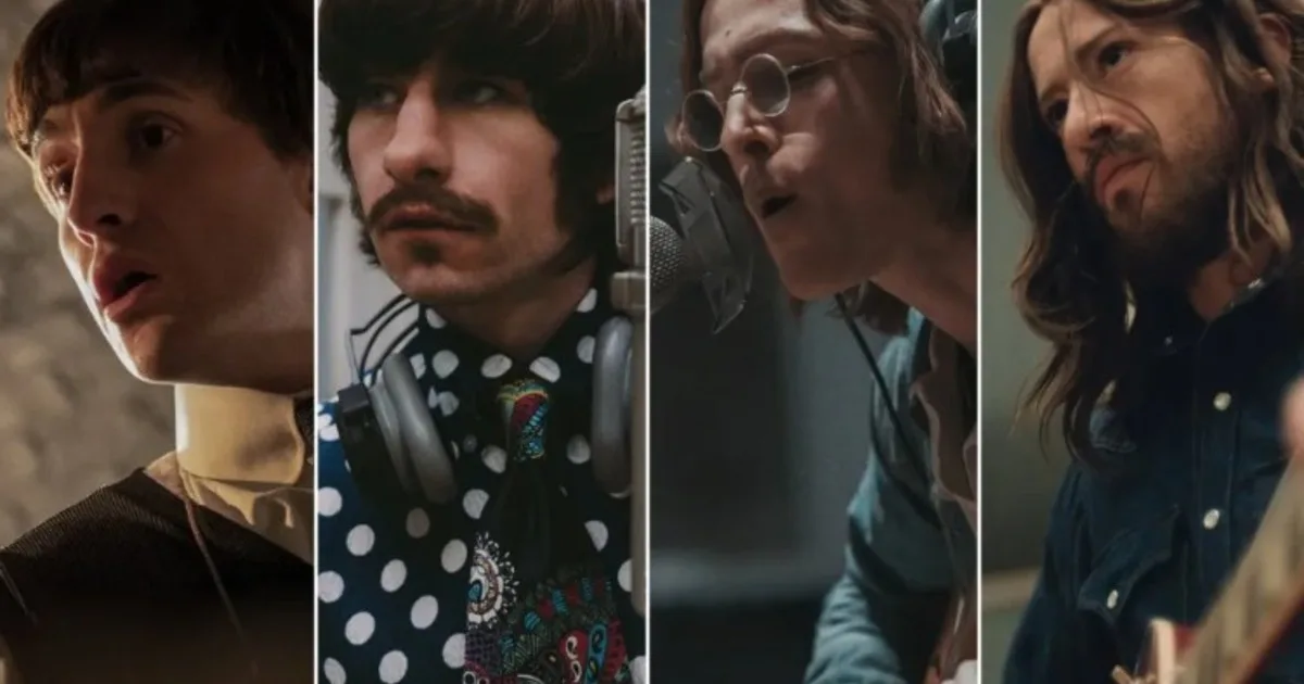 Paul Mescal, Joseph Quinn, Barry Keoghan y Harris Dickinson fueron vistos filmando la biopic de los Beatles en el emblemático paso de cebra de Abbey Road