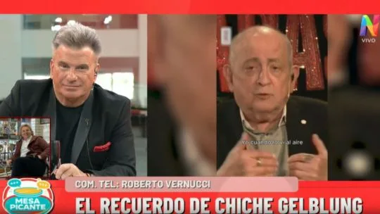 Exclusivo de ‘Mesa Picante’: el recuerdo del estilista sobre cuando Chiche Gelblung le dijo al médico “me curo trabajando”