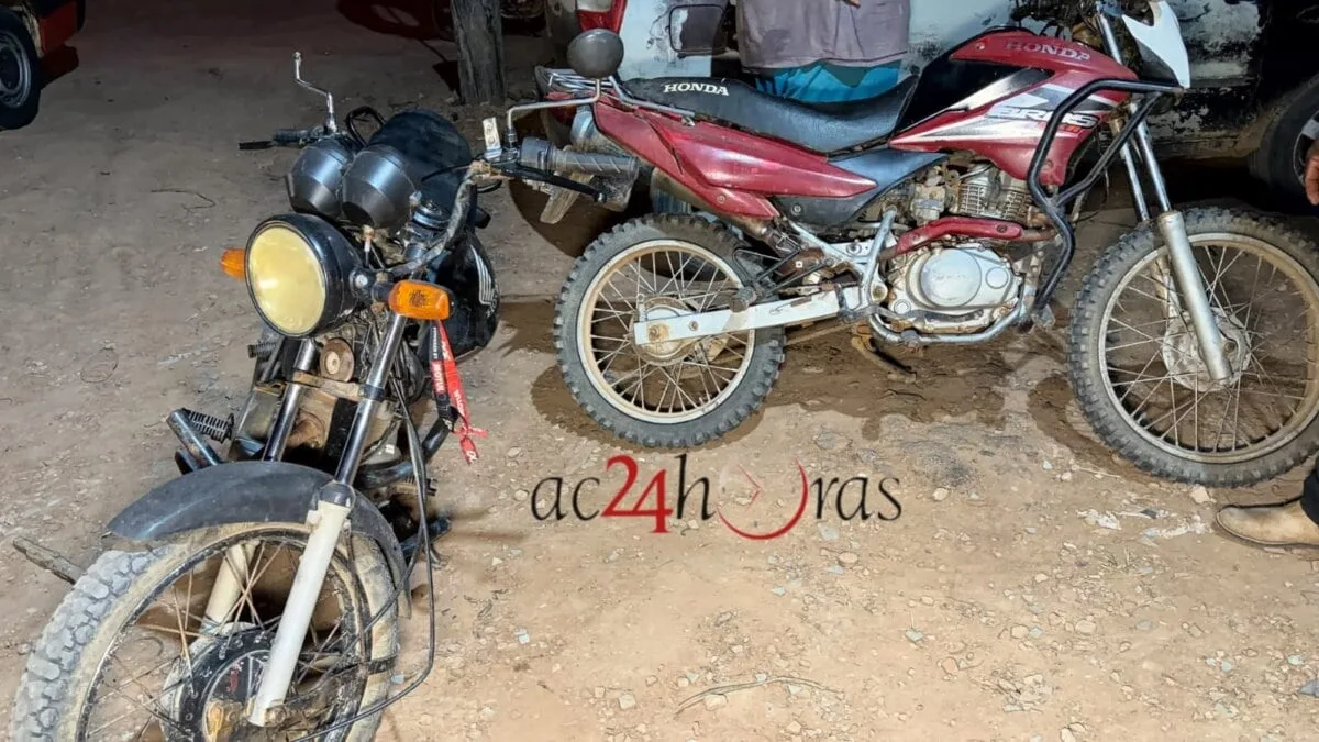 Colisão entre motocicletas deixa quatro feridos na zona rural de Rio Branco