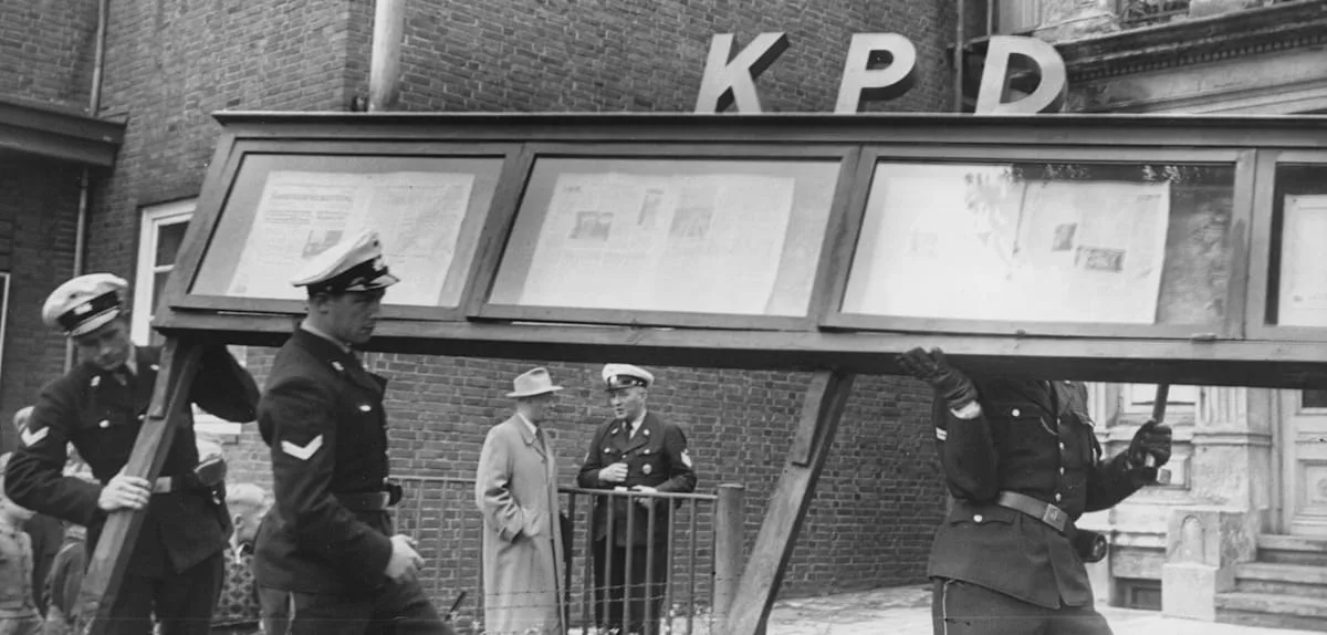 „Die KPD ist verfassungswidrig und wird aufgelöst“