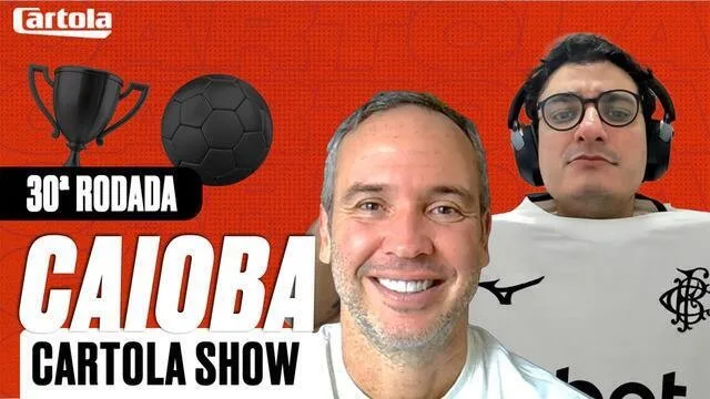Caioba Cartola Show: em busca de recuperação, Caio encara Pardal na rodada #30; veja as dicas