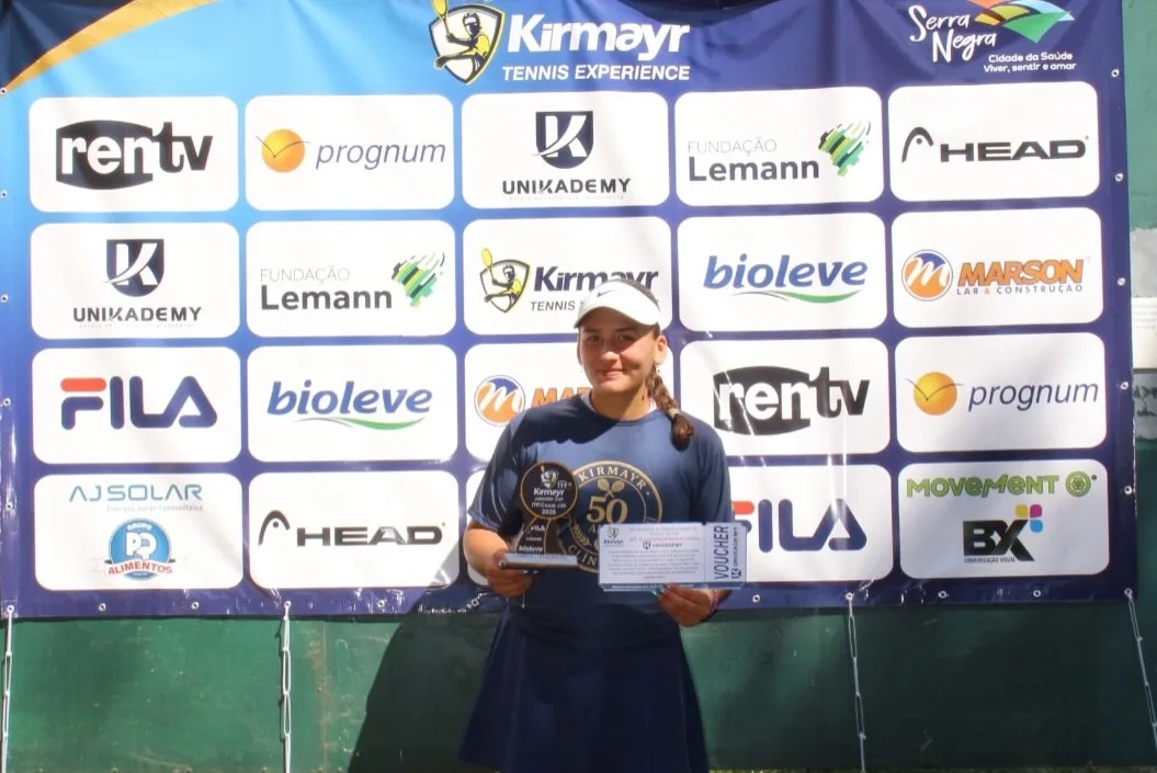 Kauany Rodrigues e André Bruno são campeões no juvenil de Serra Negra