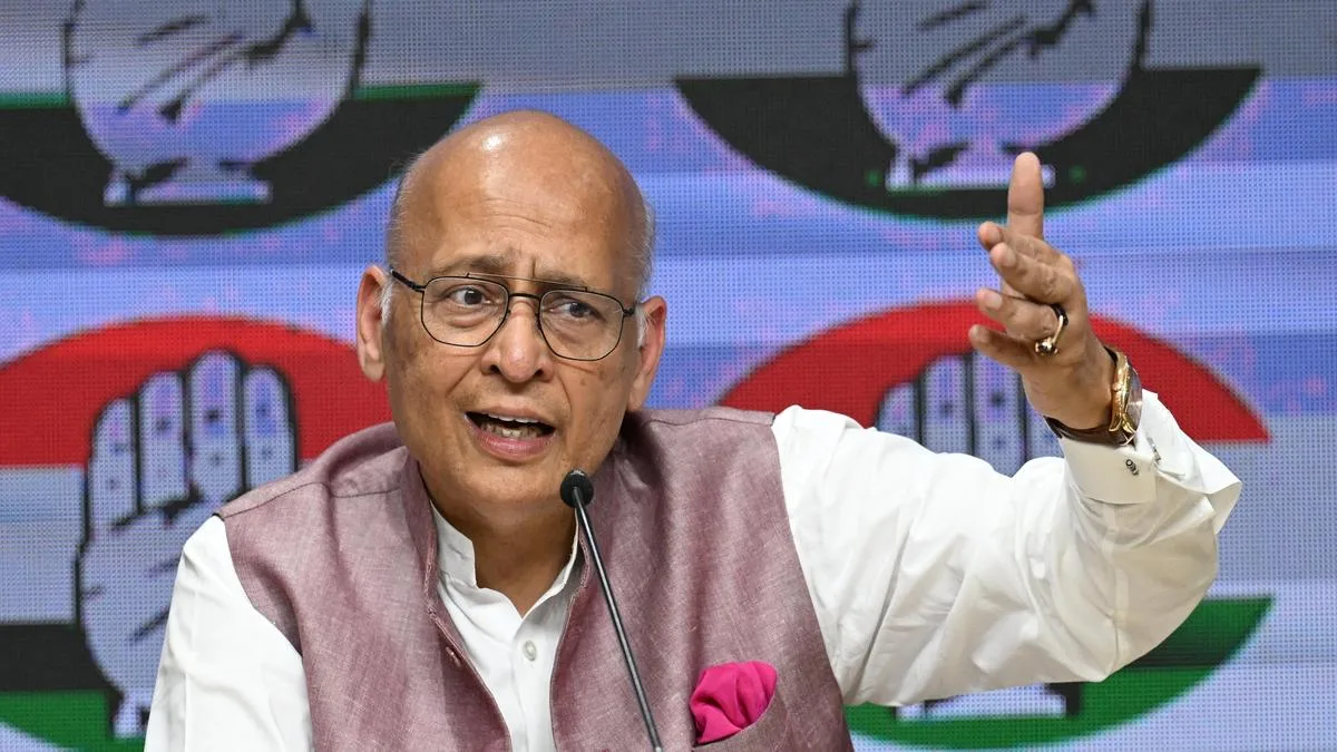 Abhishek Singhvi Alleges election manipulation, targets ruling party