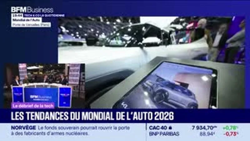 Les tendances du Mondial de l'Auto 2026