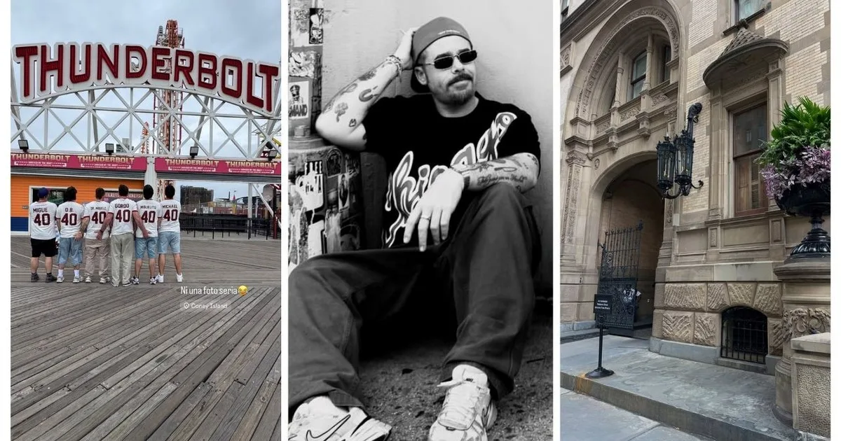 Migue Granados celebró sus 40 años con un viaje con amigos a Nueva York: todas las fotos