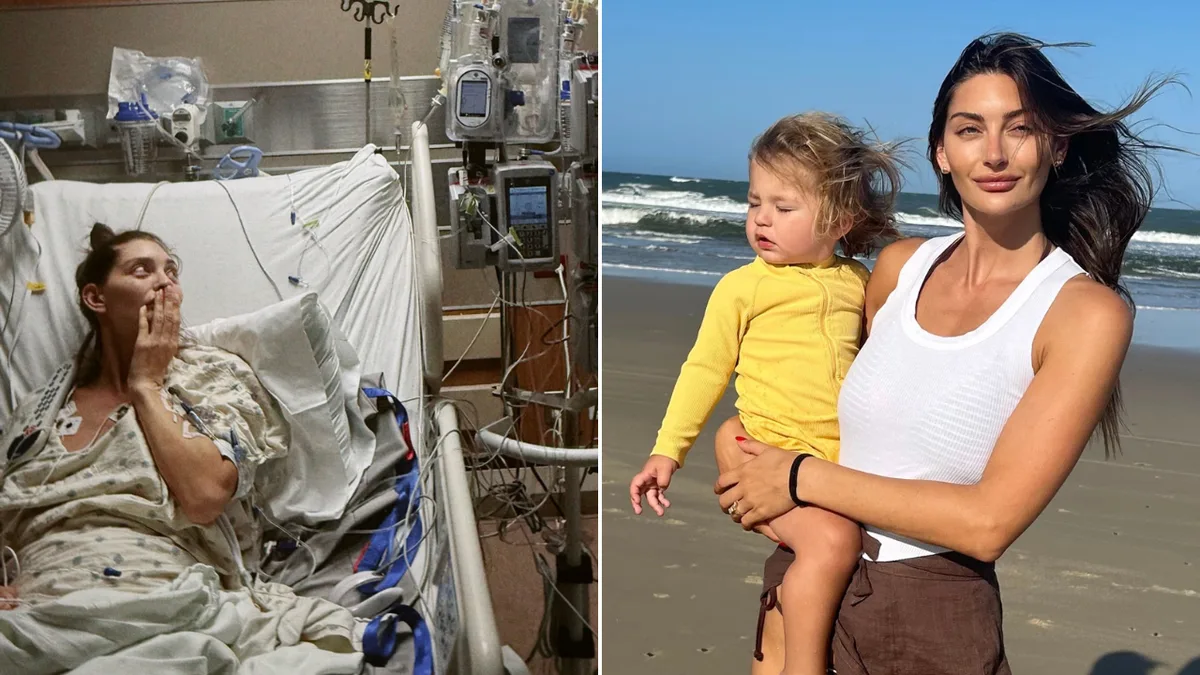 Australian model Leah Ramsey reveals how a small cut led to open-heart surgery and the tragic loss of her baby