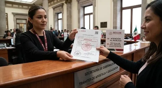El sello que vale miles de pesos en el mercado negro pero que Gobernación entrega el mismo día por poco más de 2,000