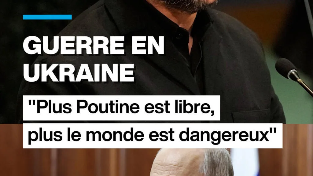 Guerre en Ukraine : "Plus Poutine est libre, plus le monde est dangereux", dit Zelensky à l'ONU
