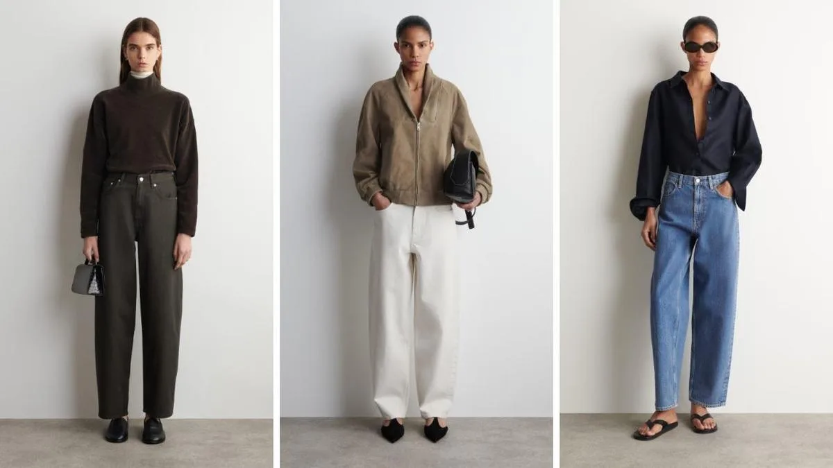 The $159 jeans from COS shoppers and fashion editors can’t get enough of: Bay Barrel Leg Jeans