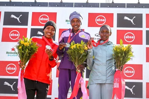 Kenya’s Cherop and Kibet double up with victory at Absa RUN YOUR CITY Tshwane 10km