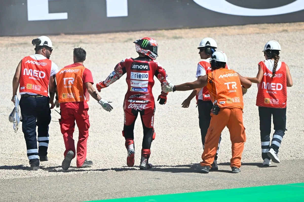 MotoGP - Bagnaia afirma estar "humilhado" após Aragón e desabafa: "Não vejo saída"
