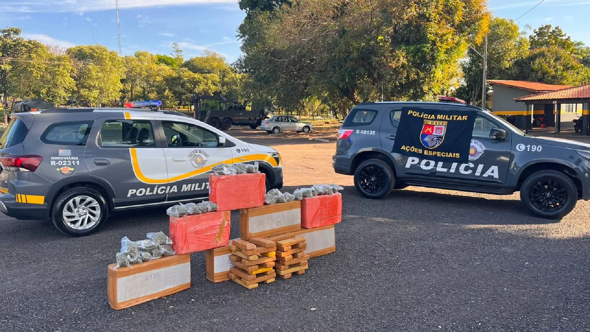 Motorista é preso com quase 250 kg de drogas após tentativa de fuga na Raposo Tavares em Assis