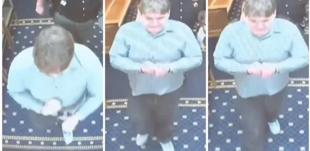 Homem quebra algemas, ataca policiais e tenta fugir após audiência nos EUA