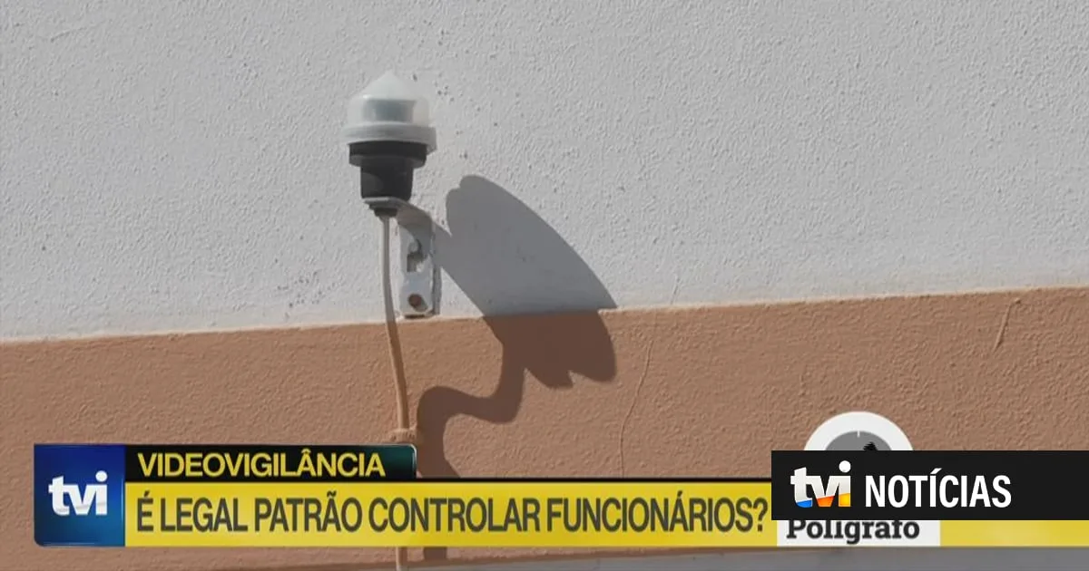 Polígrafo. É legal um patrão controlar os funcionários através de videovigilância?