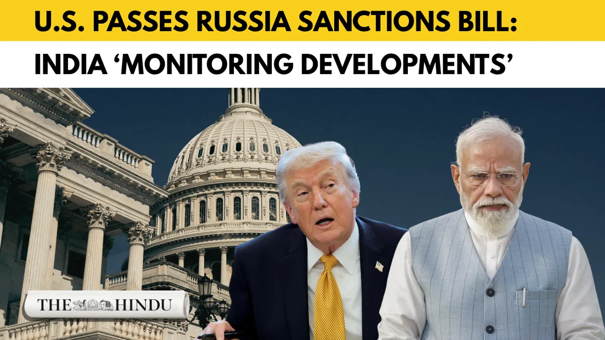 Watch: India says energy security is top priority after U.S. House passes Russia sanctions Bill